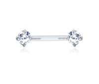 Round Shaped CZ Intimate Piercing INT-03